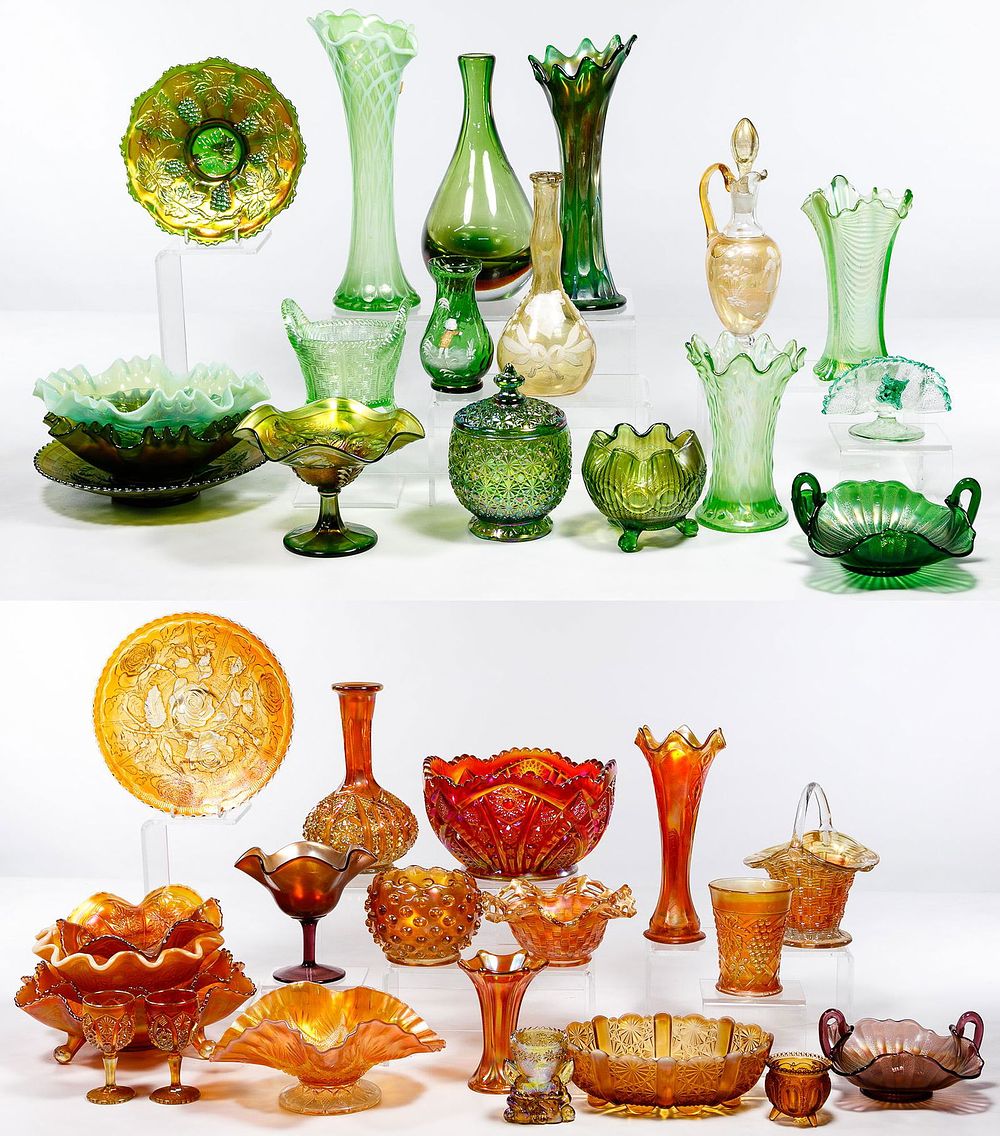 Lot 327: Carnival Glass Assortment