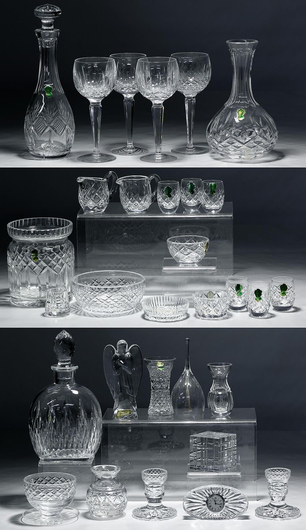 Lot 341: Waterford and Baccarat Crystal Assortment