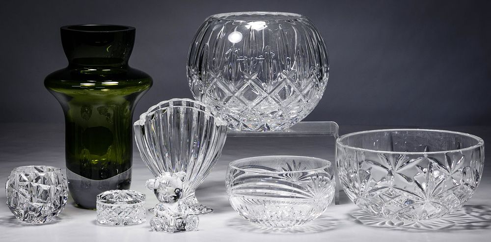 Lot 342: Waterford, Tiffany and Gorham Crystal Assortment