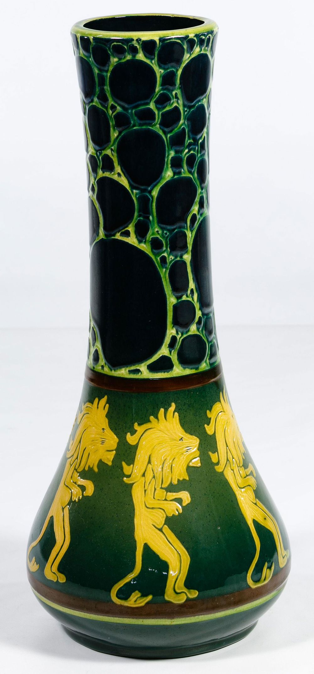 Lot 351: Frederick Rhead for Weller #6911 Vase