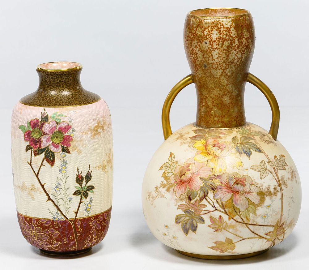 Lot 380: Royal Doulton Burslem Vases