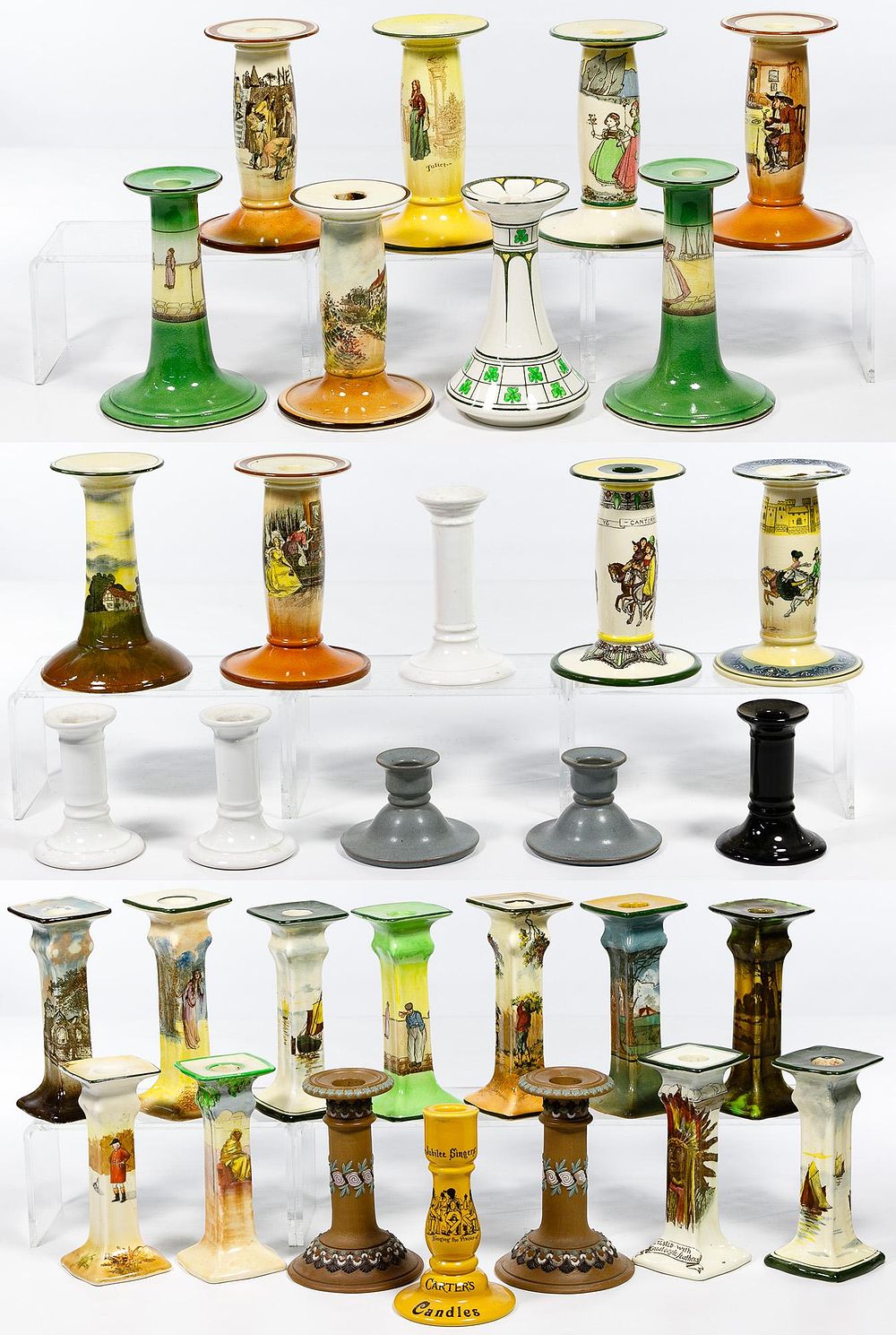 Lot 381: Royal Doulton Candleholder Assortment