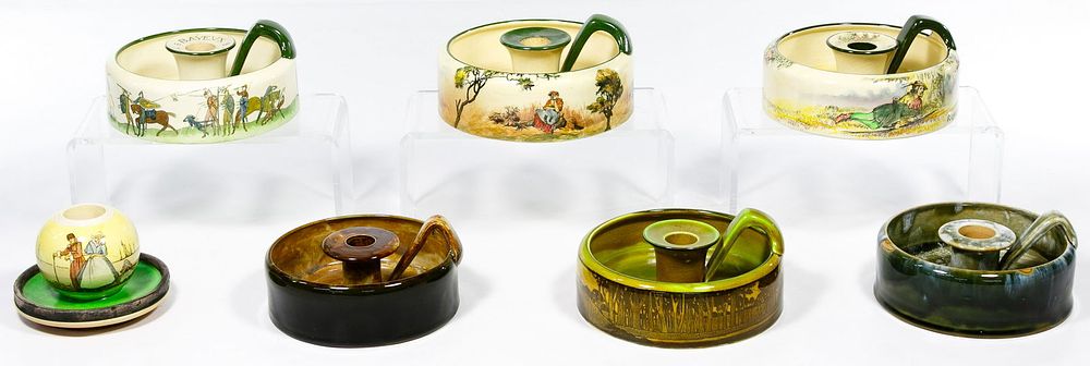Lot 385: Royal Doulton Chambersticks Assortment