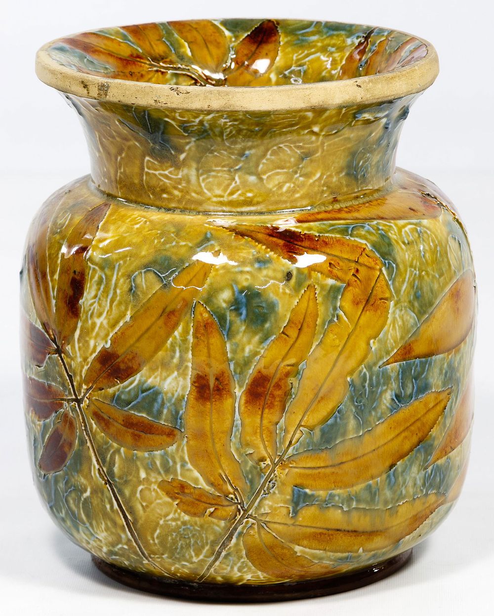 Lot 390: Royal Doulton Lambeth Ceramic Vase