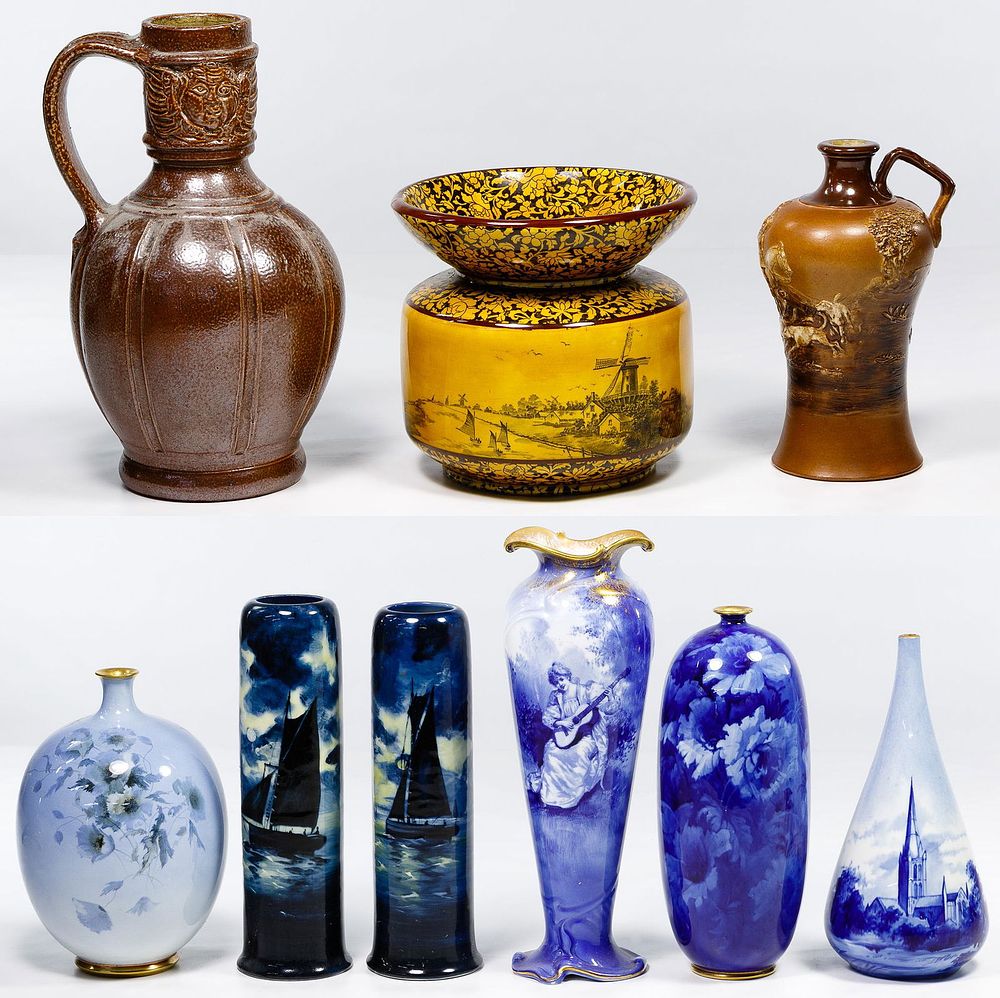 Lot 397: Royal Doulton Pottery and Porcelain Assortment