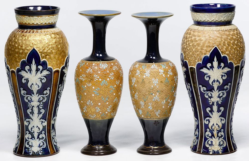 Lot 403: Royal Doulton Vase Assortment