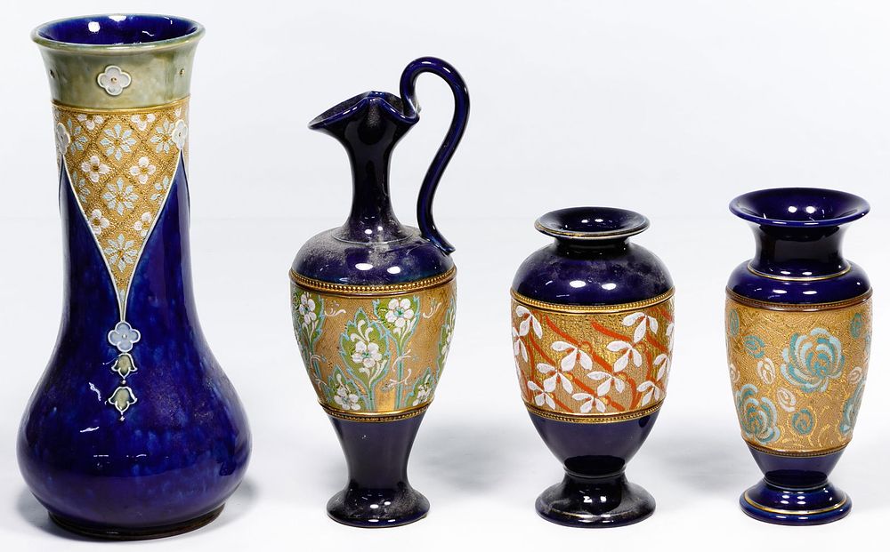 Lot 404: Royal Doulton Vase Assortment