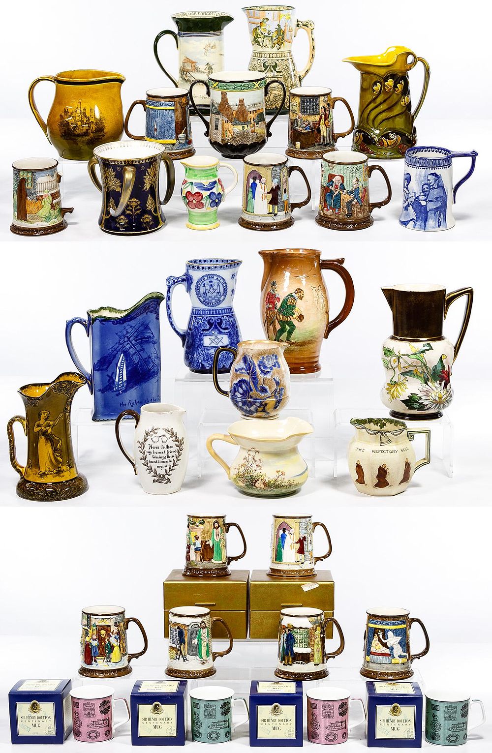 Lot 408: Ceramic Pitcher and Mug Assortment