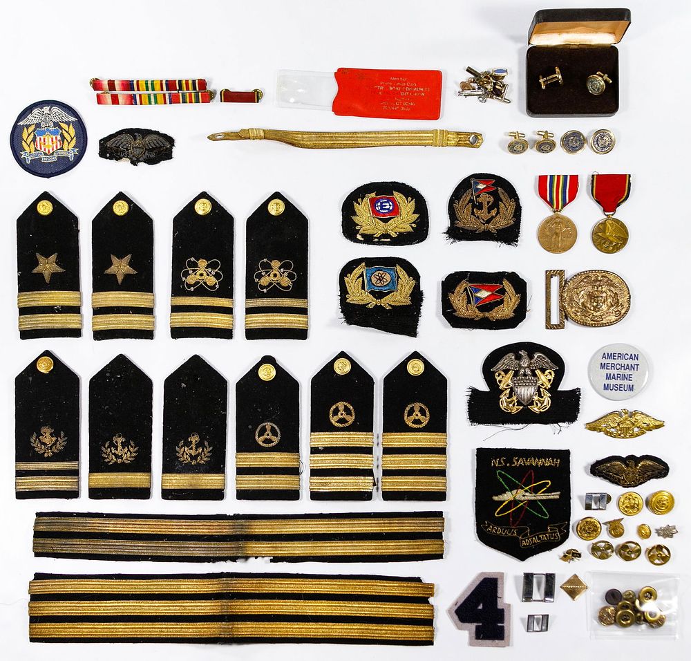 Lot 428: US Military and Merchant Marine Assortment