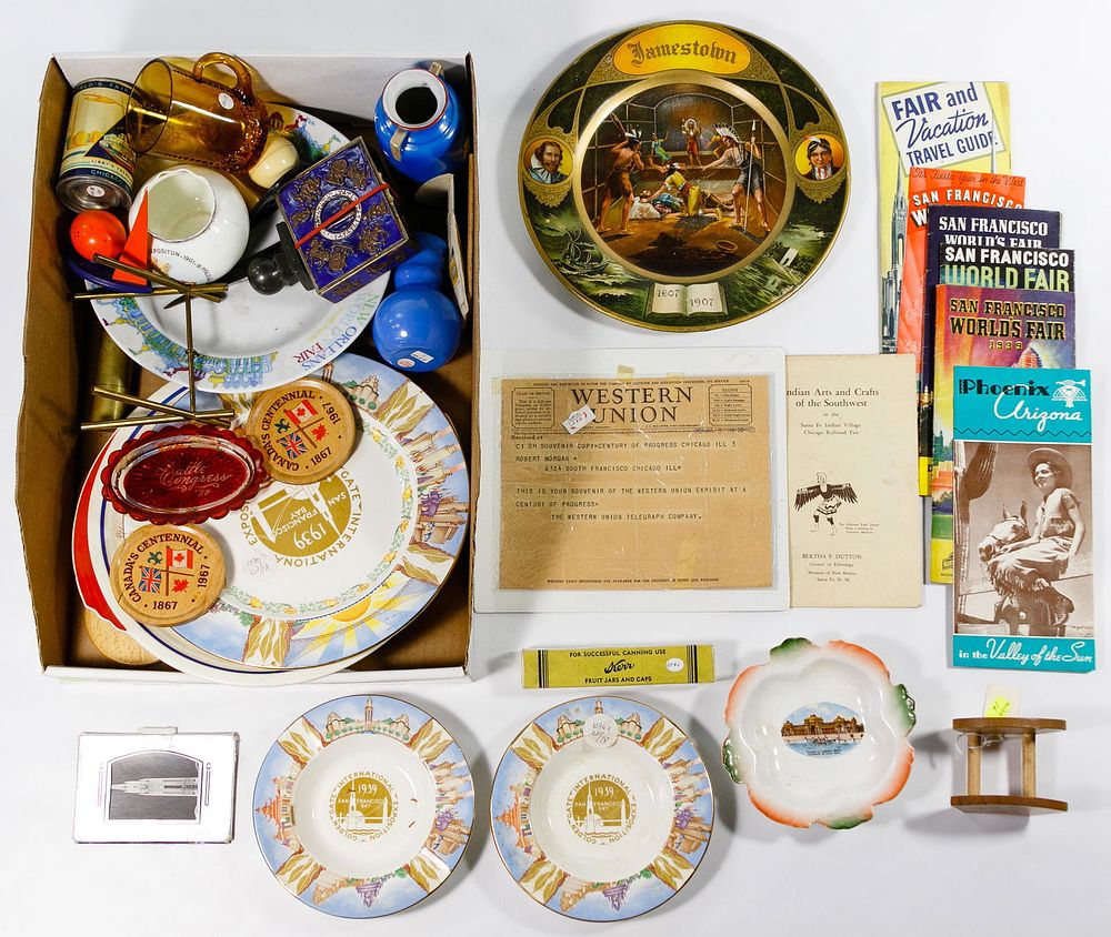 Lot 439: Exposition and World Fair Object Assortment