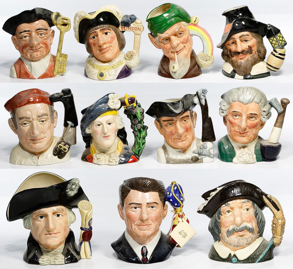 Lot 475: Royal Doulton Toby Mug Assortment
