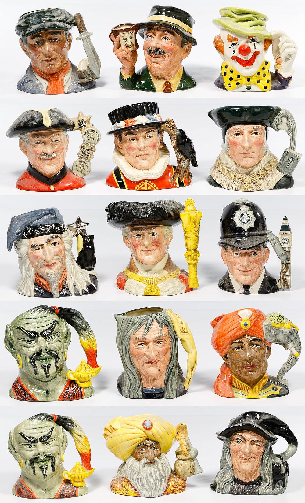 Lot 477: Royal Doulton Toby Mug Assortment