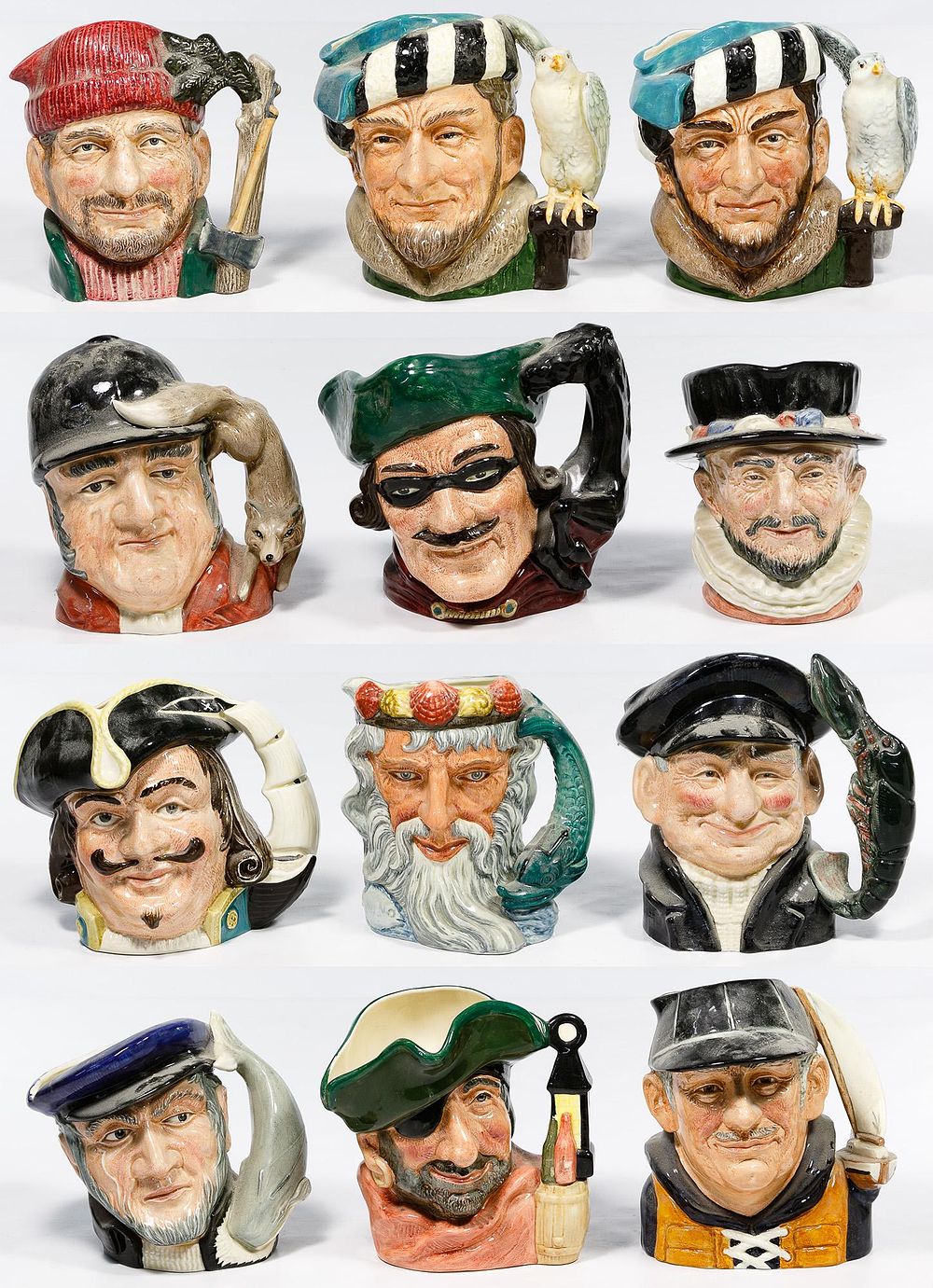 Lot 480: Royal Doulton Toby Mug Assortment