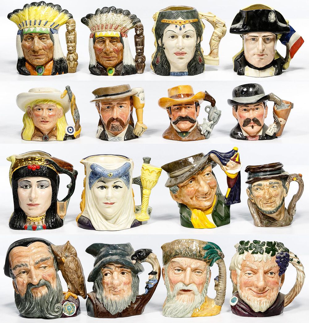 Lot 482: Royal Doulton Toby Mug Assortment