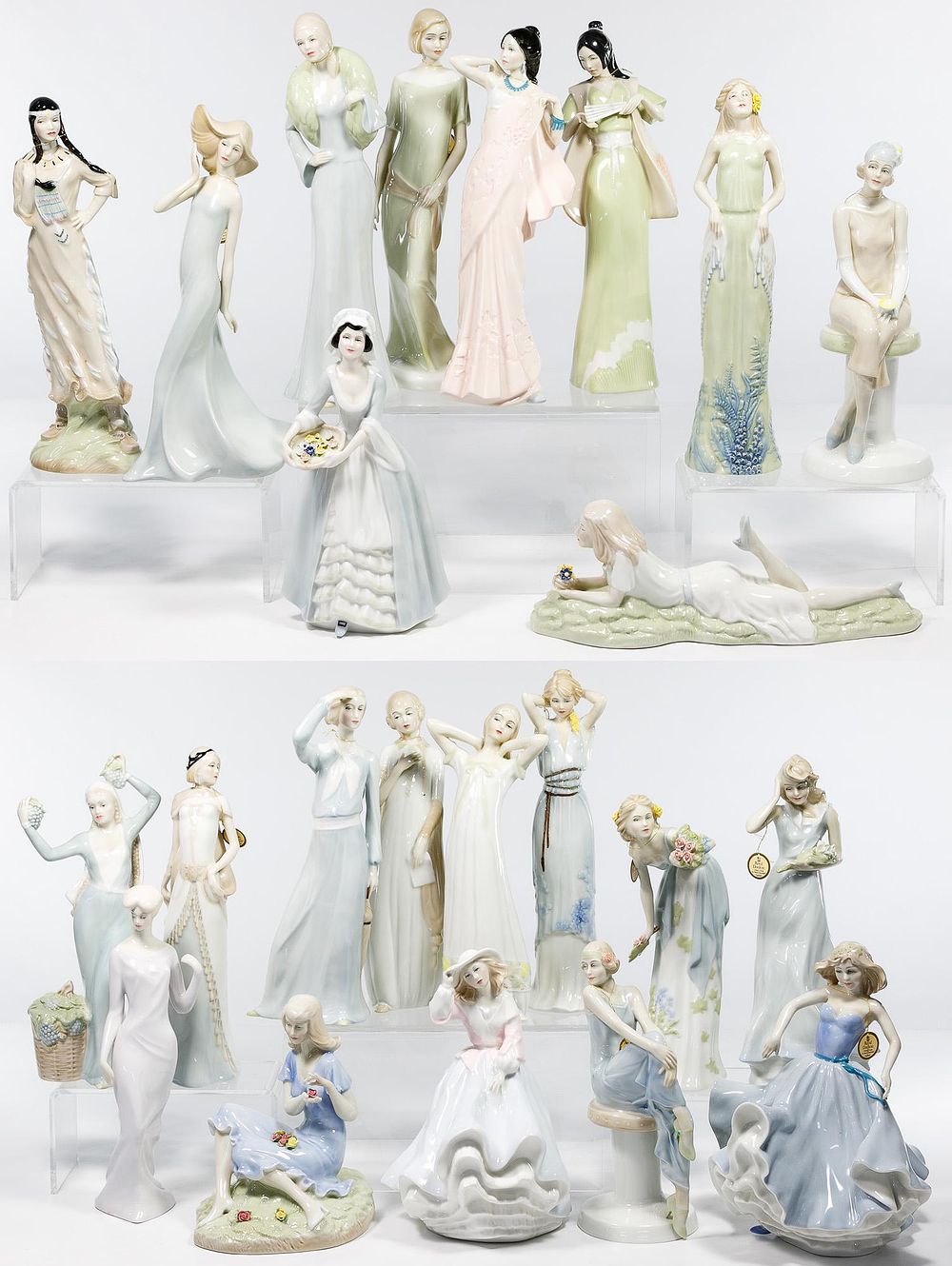 Lot 490: Royal Doulton 'Reflections' Figurine Assortment