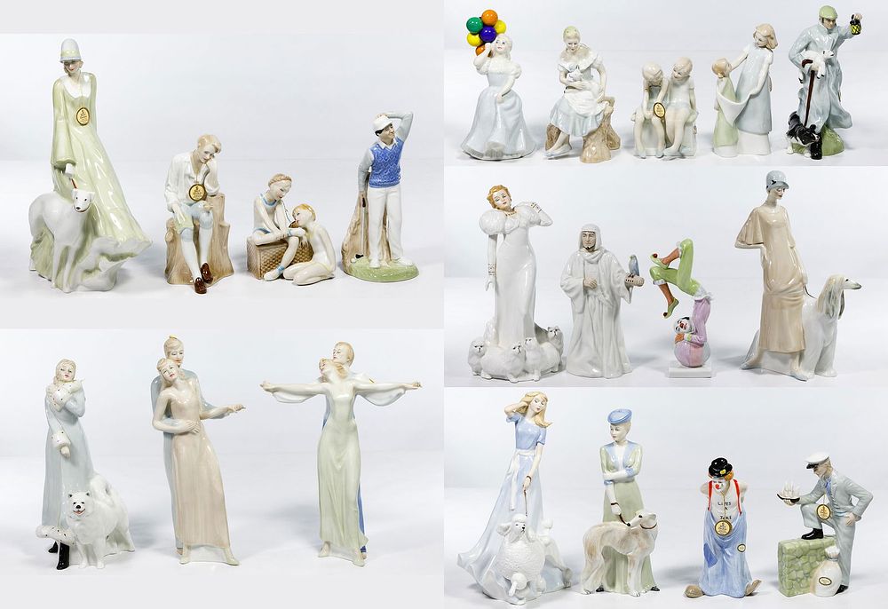 Lot 491: Royal Doulton 'Reflections' Figurine Assortment