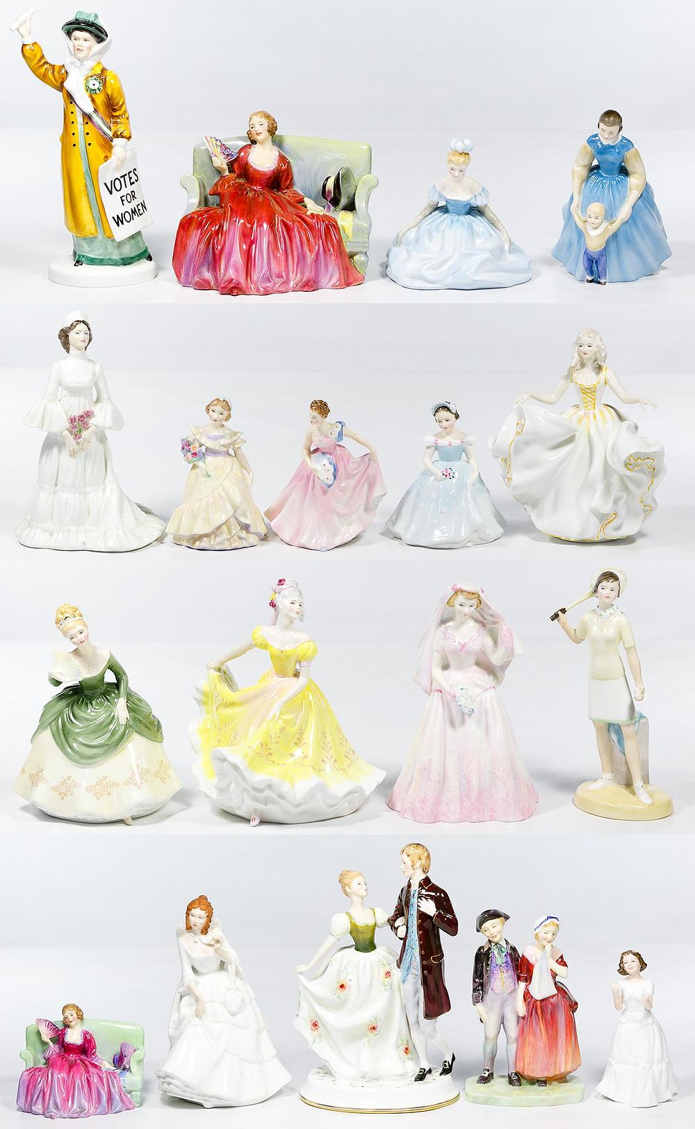 Lot 510: Royal Doulton Female Figurine Assortment