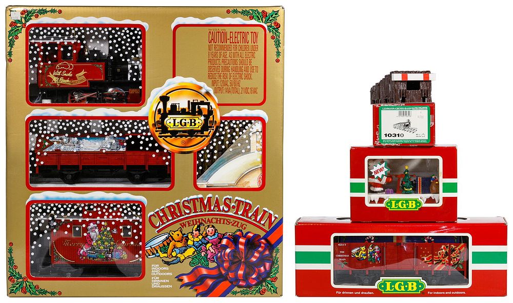 Lot 530: Lehmann, Gross and Bahn Model Train Assortment