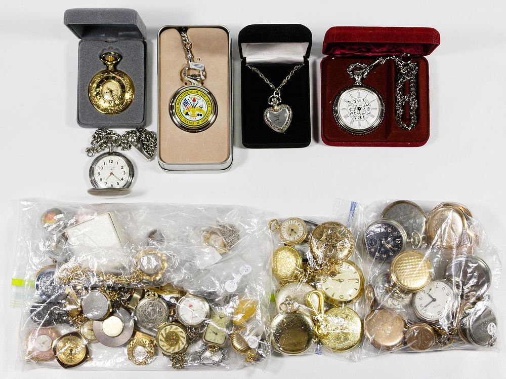 Lot 535: Pocket and Pendant Watch Assortment