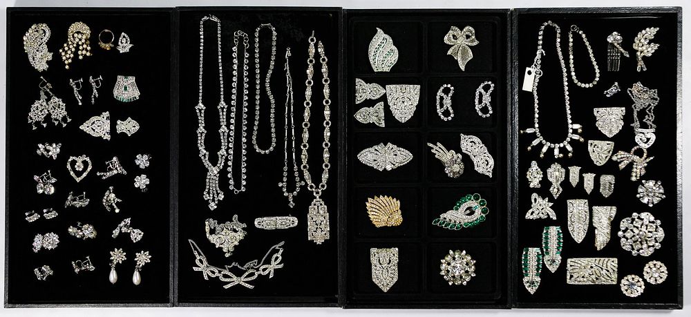 Lot 558: Rhinestone Jewelry Assortment