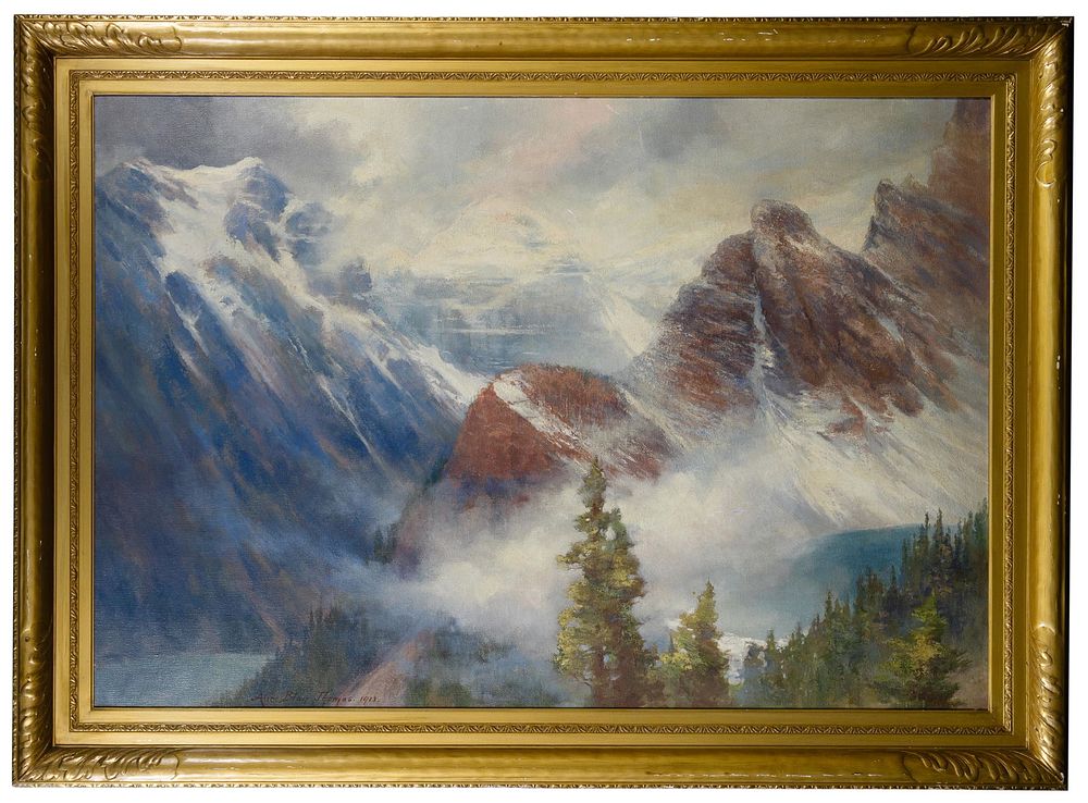 Lot 182: Alice Blair Thomas (American, 1857-1945) Oil on Canvas