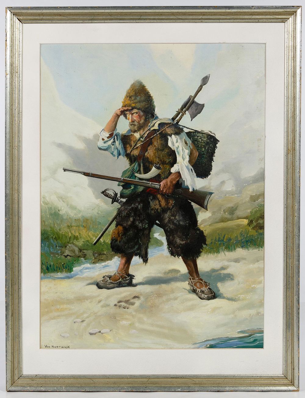 Lot 184: Chester Van Nortwick (American, 1881-1944) Oil on Board