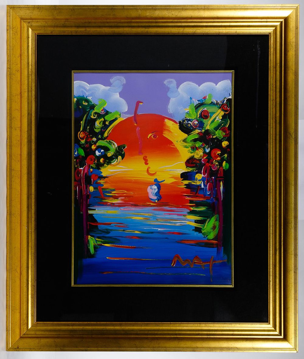 Lot 198: Peter Max (American, b.1937) 'Better World III' Mixed