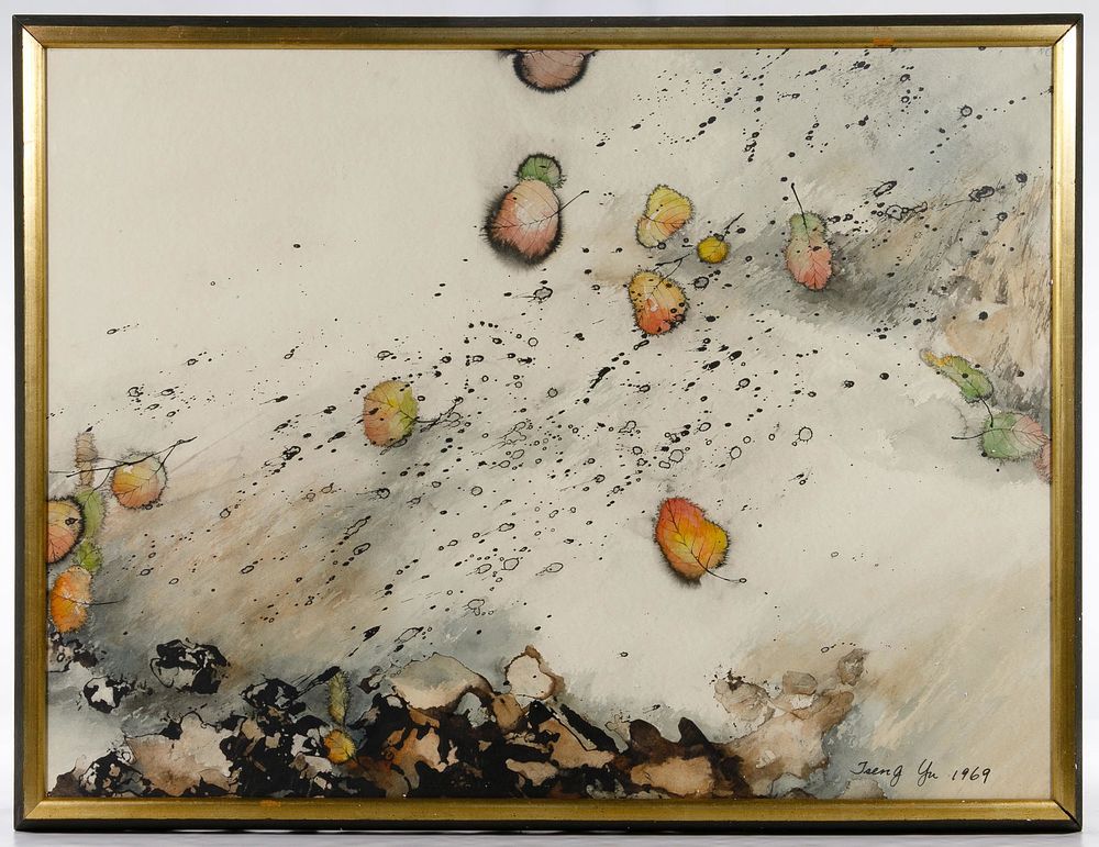 Lot 234: Marlene Tseng Yu (Chinese, b.1937) Ink and Watercolor