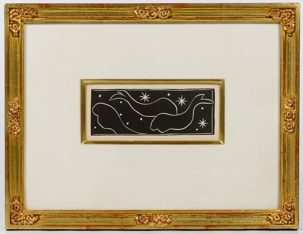 Lot 238: Henri Mattise (French, 1869-1954) 'Pasiphae' Linocut