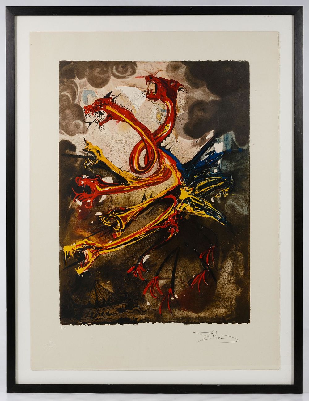 Lot 243: Salvador Dali (Spanish, 1904-1989) 'Les Hydres'