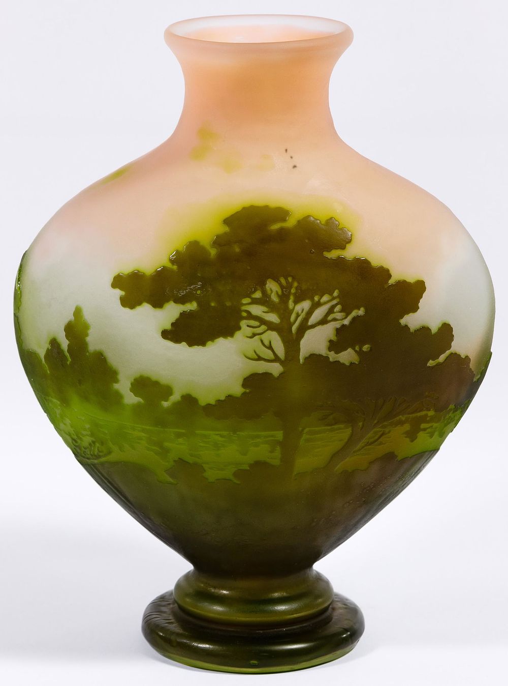 Lot 256: Emile Galle (French, 1846-1904) Cameo Glass Vase