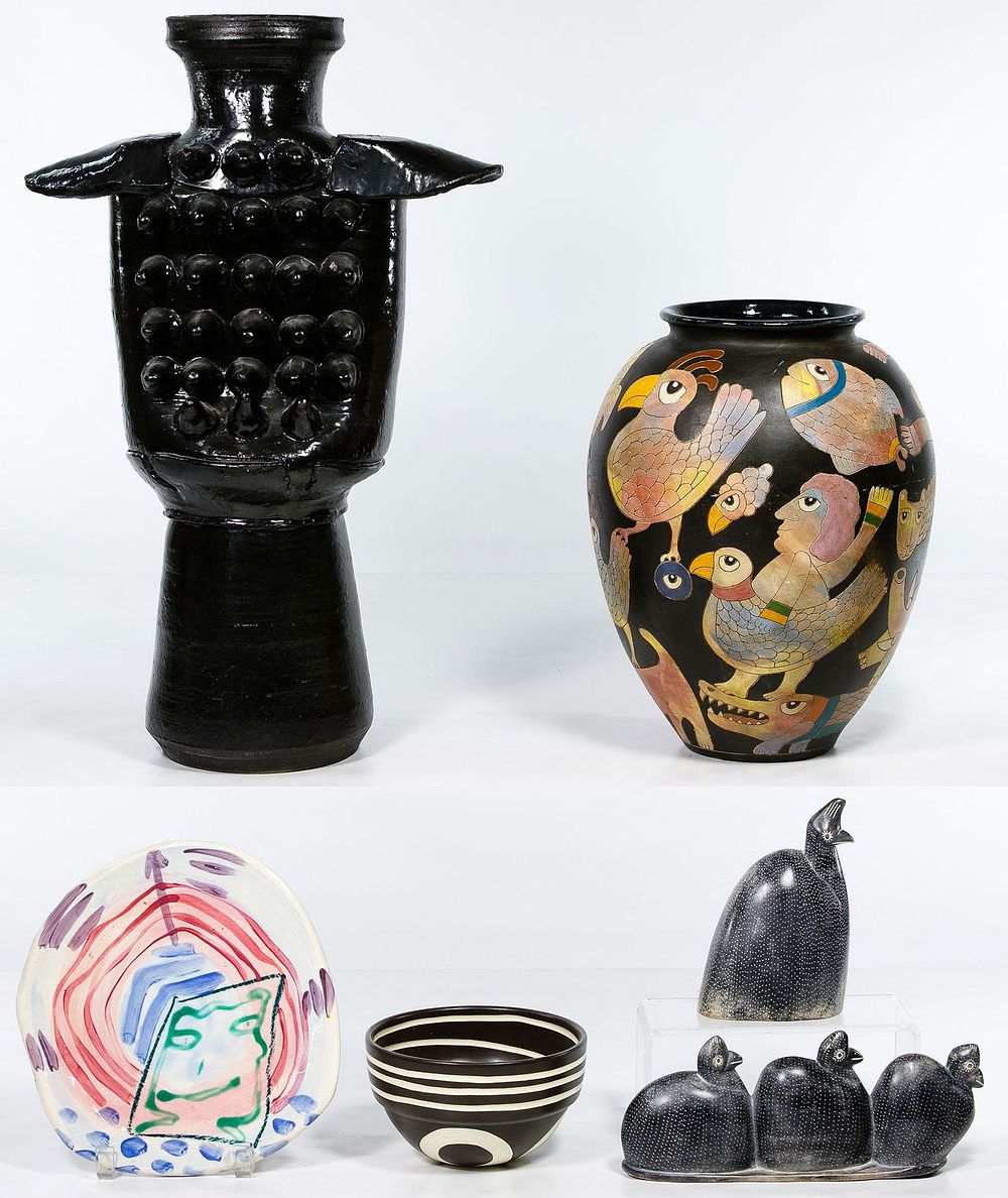 Lot 268: Pottery and Stone Assortment