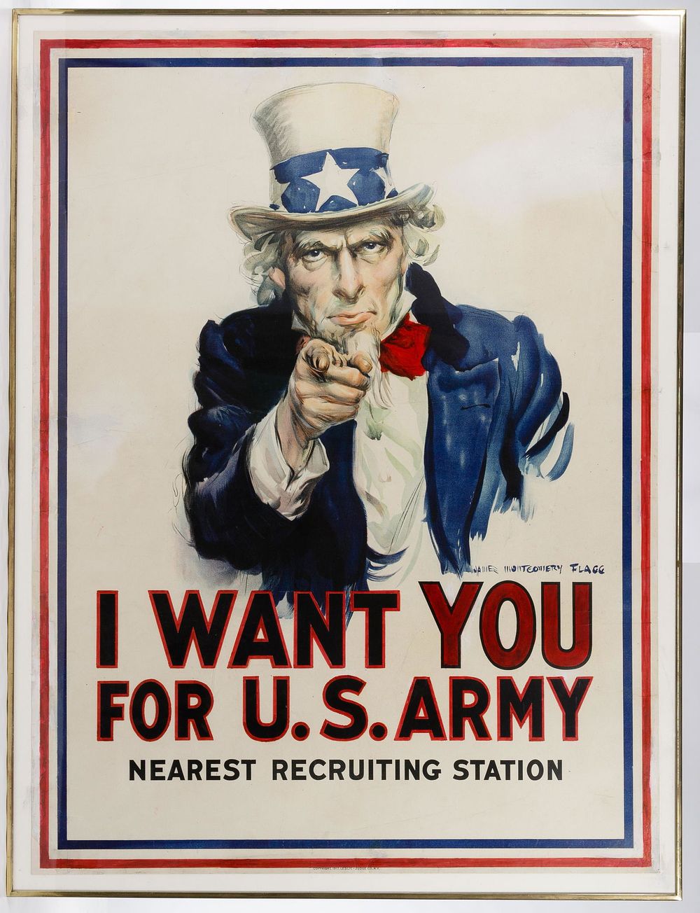 Lot 279: James Montgomery Flagg (American, 1870-1960) 'I Want