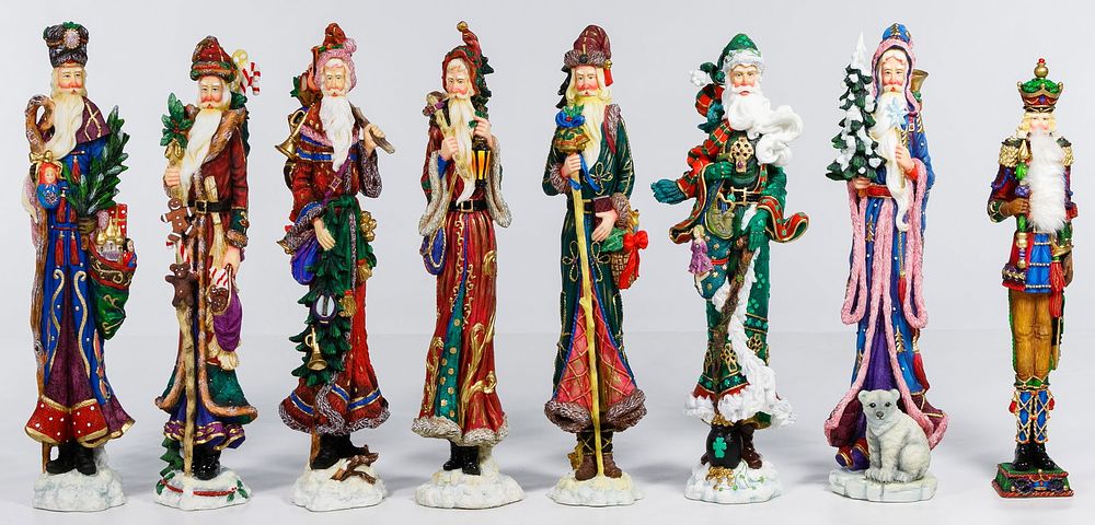Lot 308: Lenox Santa Figurine Assortment