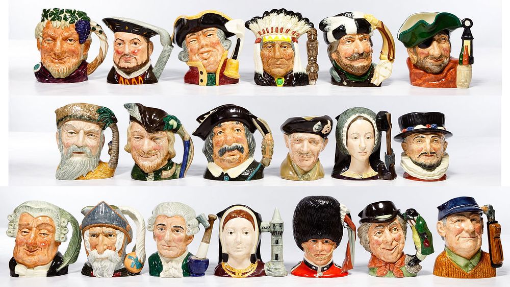 Lot 316: Royal Doulton Toby Mug Assortment