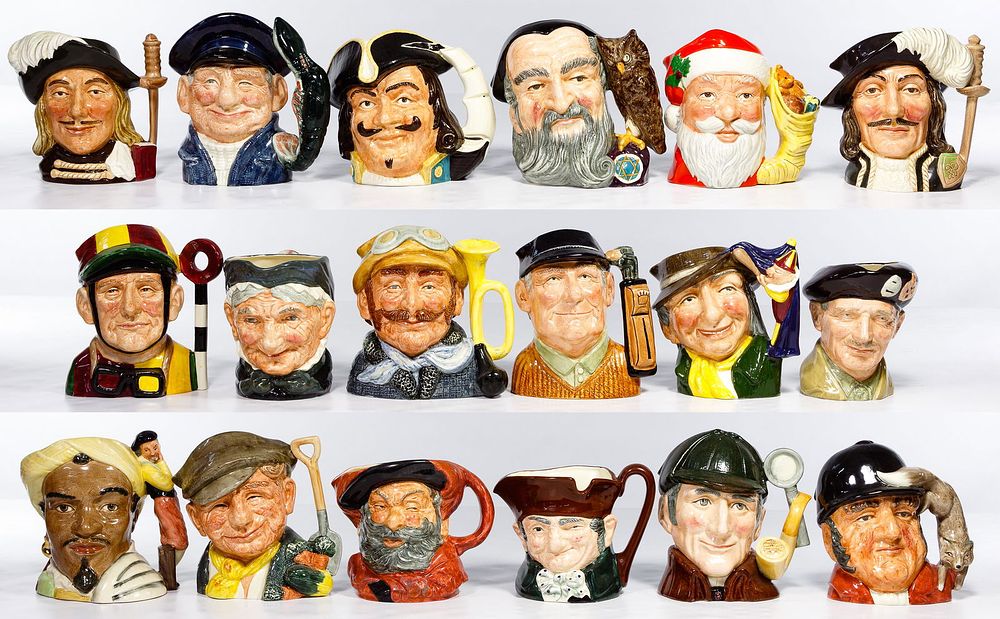 Lot 317: Royal Doulton Toby Mug Assortment