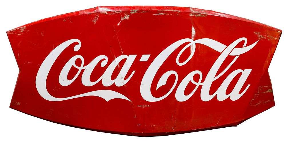 Lot 332: Coca-Cola Advertising Sign