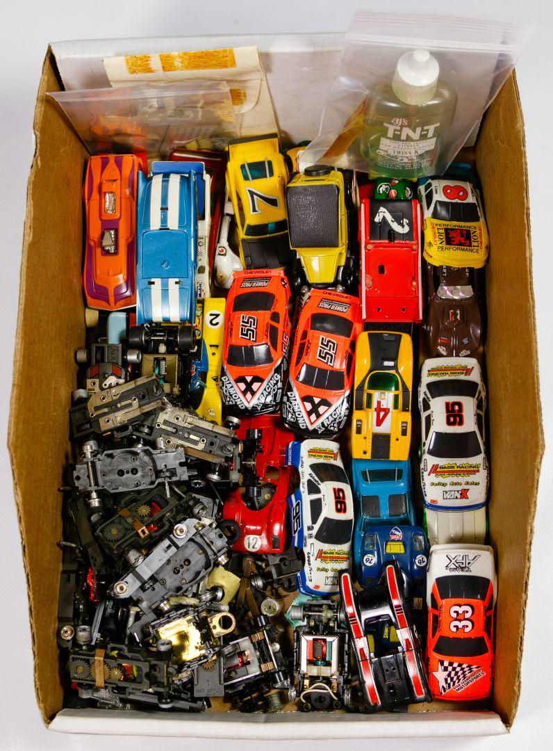 Lot 335: Slot Car, Body and Under Carriage Assortment