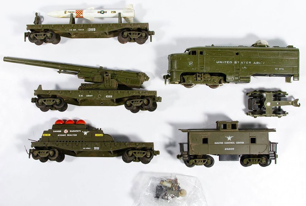Lot 337: Lionel, Marx and Kusan Model Train Assortment