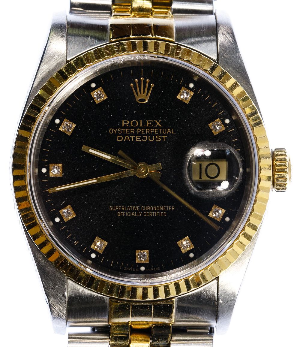 Lot 369: Rolex 14k Gold and Stainless Steel Wrist Watch