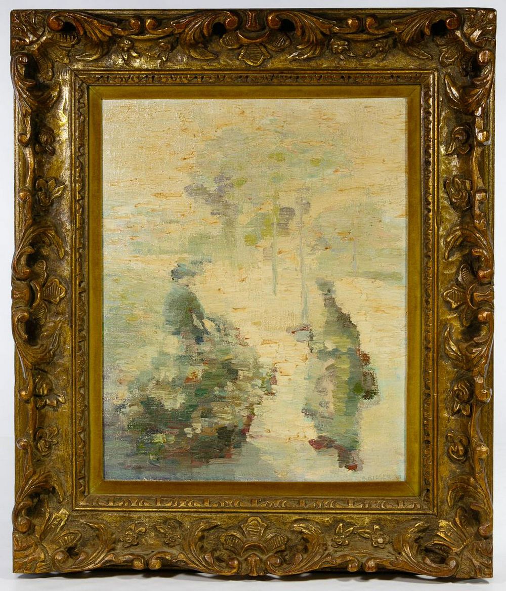 Lot 255: A. Rieser (American, 20th Century) Oil on Canvas