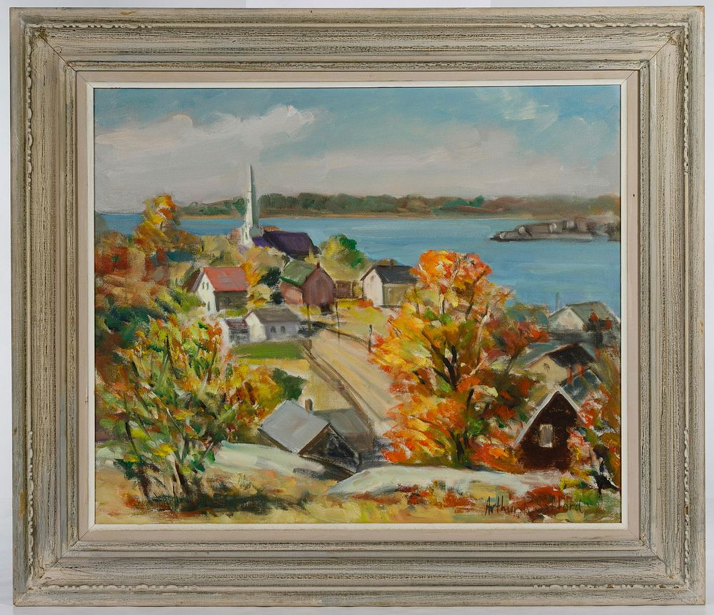 Lot 257: Arthur R. Safford (American, 1900-1992) Oil on Canvas