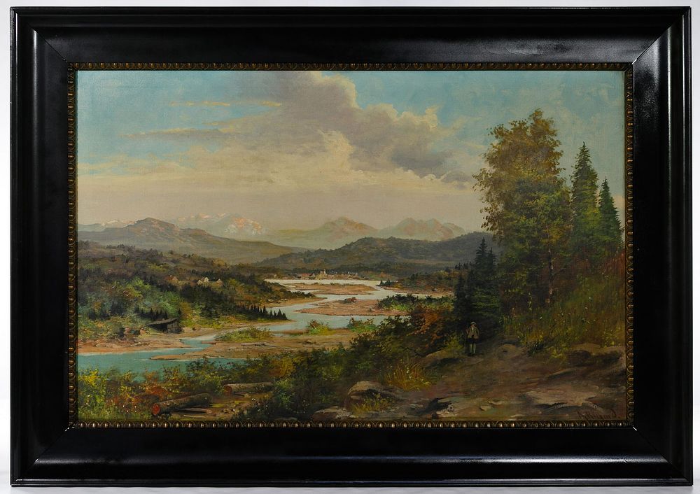 Lot 272: Adhemar Richard (Swiss, b.1858) Oil on Canvas