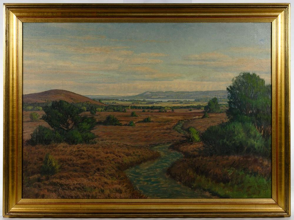 Lot 285: Jorgen Ejsing (Danish, 1889-1954) Oil on Canvas
