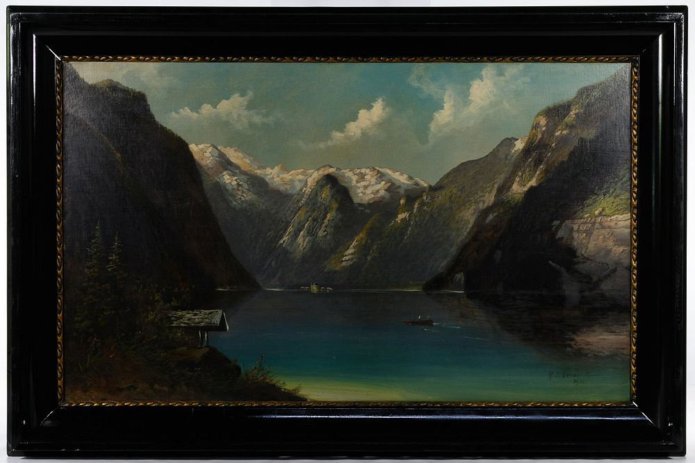 Lot 289: M. J. Werner Meier (German, 20th Century) Oil on Canvas
