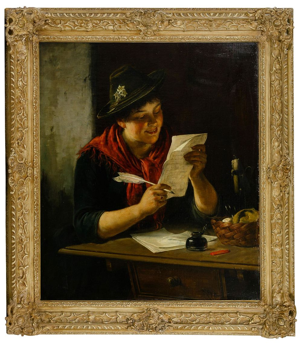 Lot 298: Rudolf Epp (German, 1834-1910) Oil on Canvas on Board