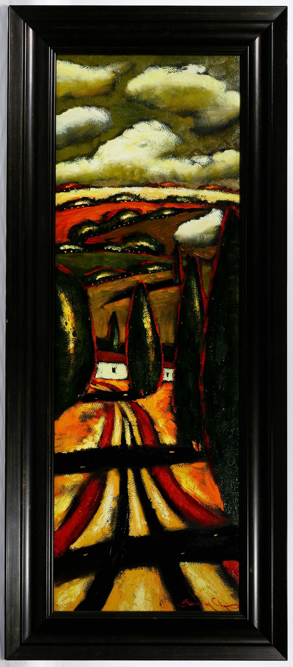 Lot 299: Sergey Cherep (Georgian, b.1969) Mixed Media on Board