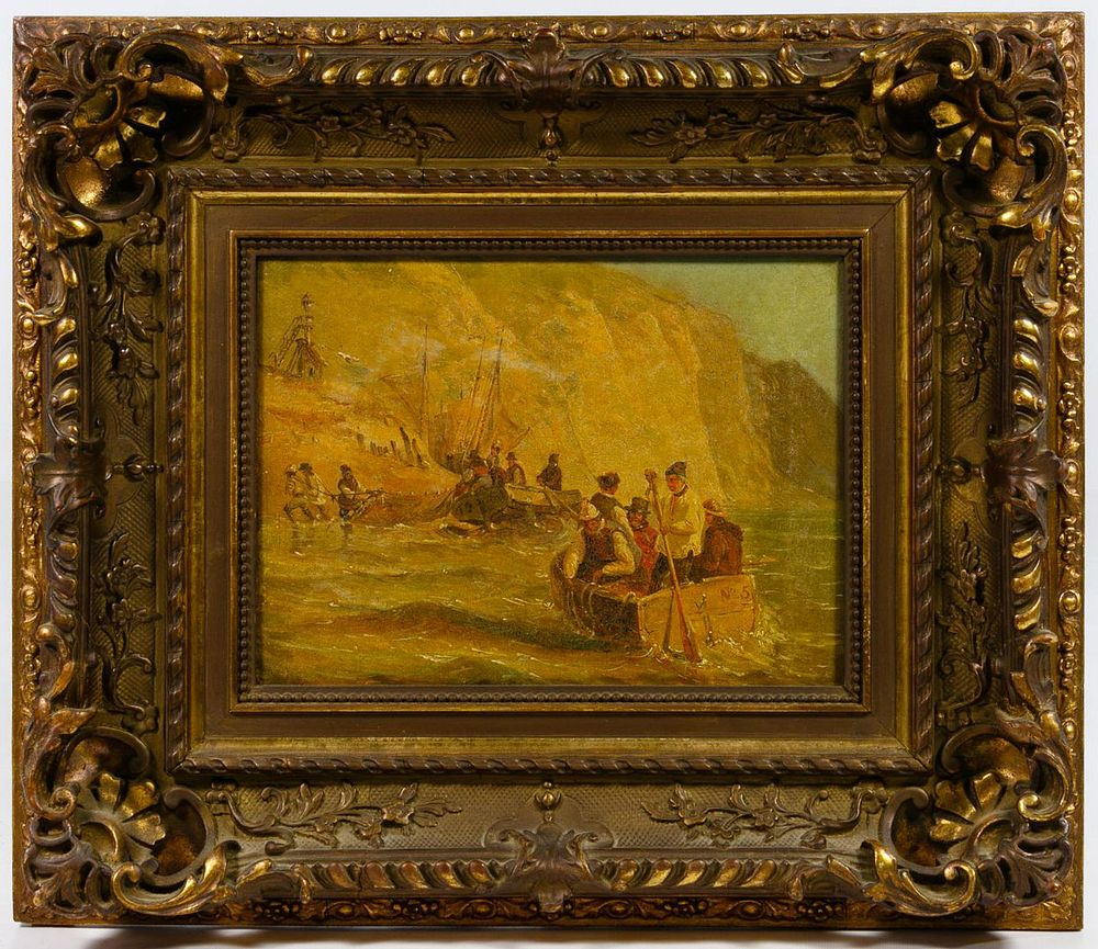 Lot 302: Unknown Artist (Continental School, 19th Century) Oil