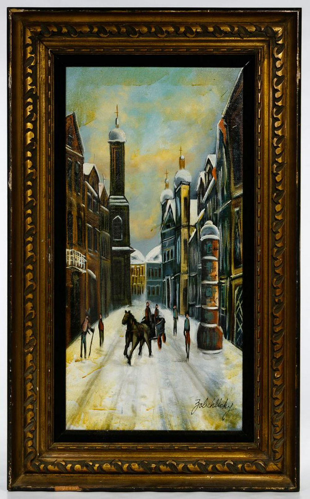 Lot 306: Unknown Artist (European, 20th Century) Oil on Canvas