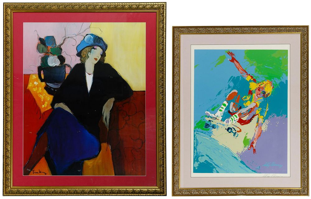 Lot 321: Leroy Neiman (American, 1921-2012) 'Skateboard Boy'